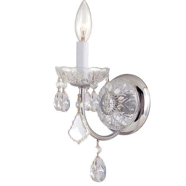 Crystorama Lighting Company, Imperial 1 Light Chrome Sconce