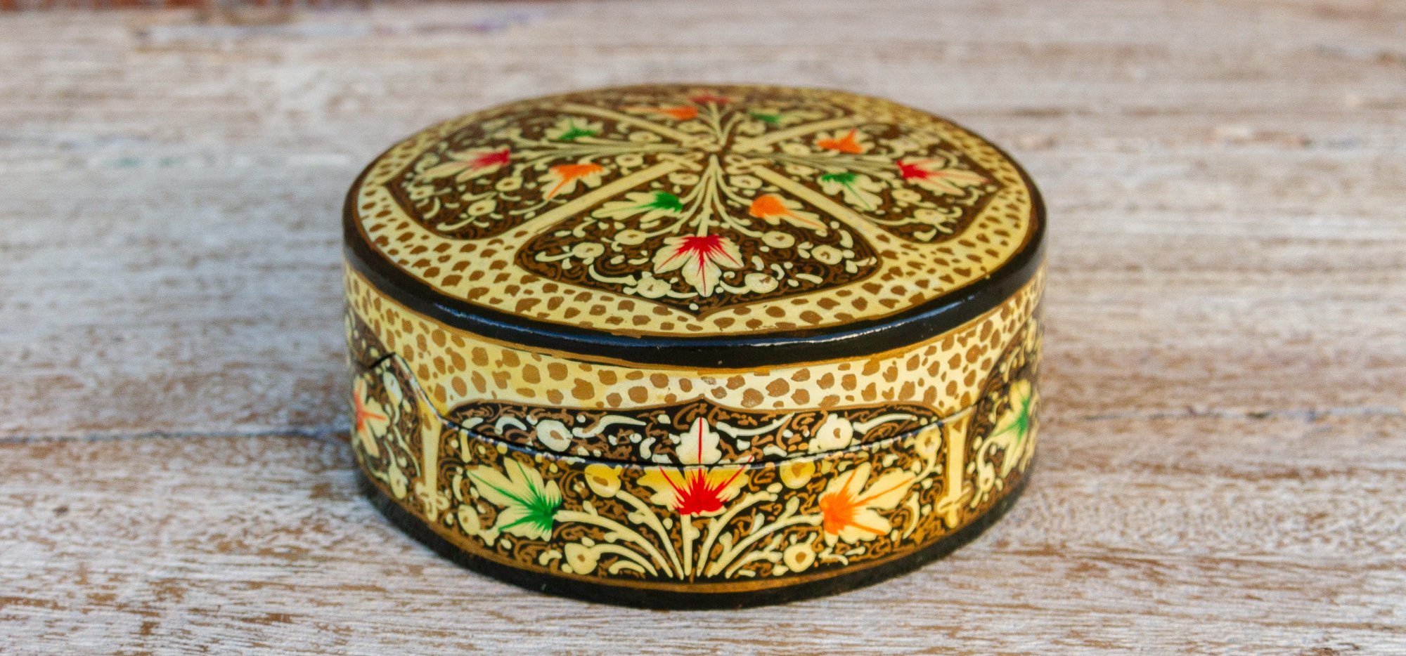 DE-COR | Globally Inspired, Kashmiri Lacquered Coster Set (Trade)