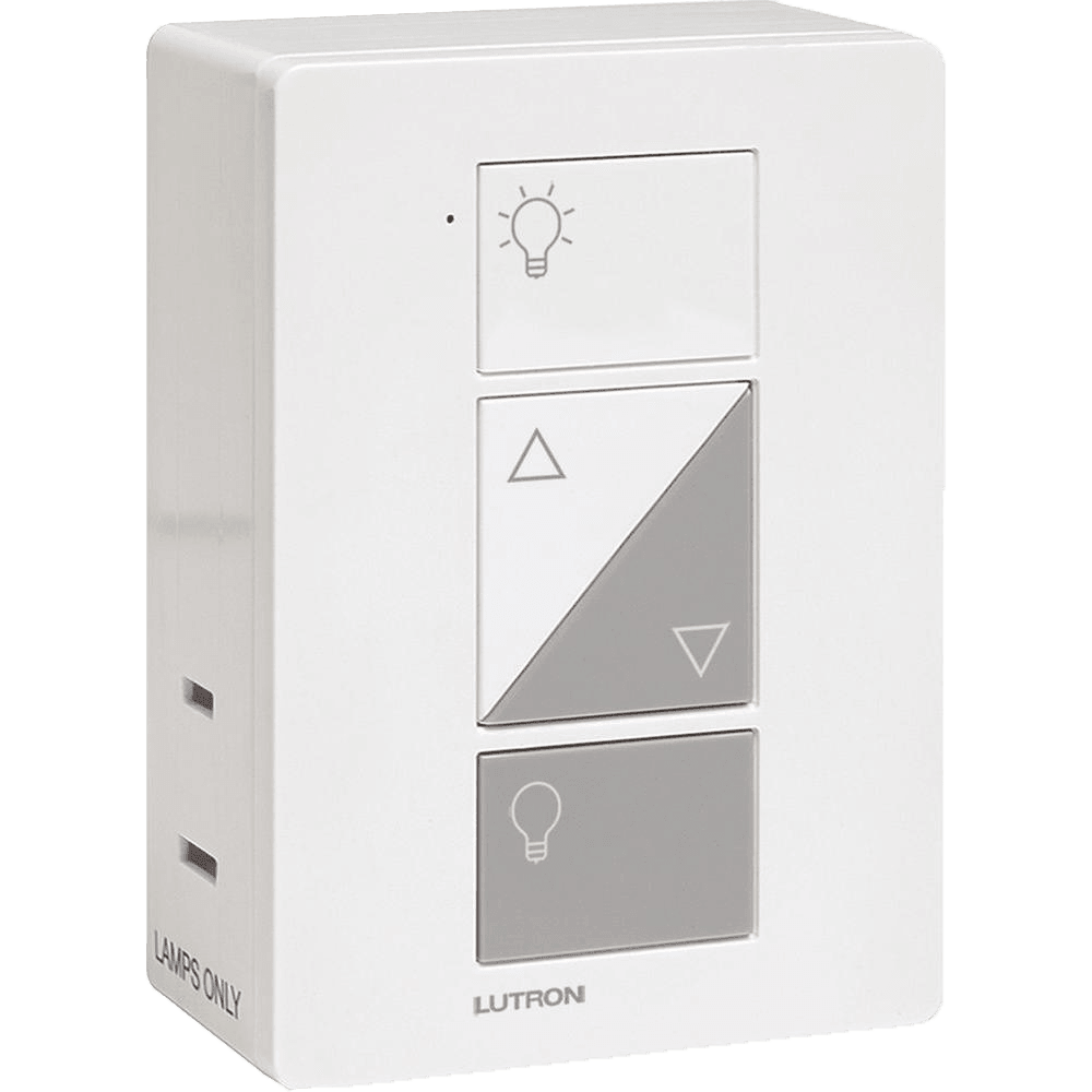 Lutron, Lutron Caseta Wireless Smart Lighting Lamp Dimmer and Remote Kit, White