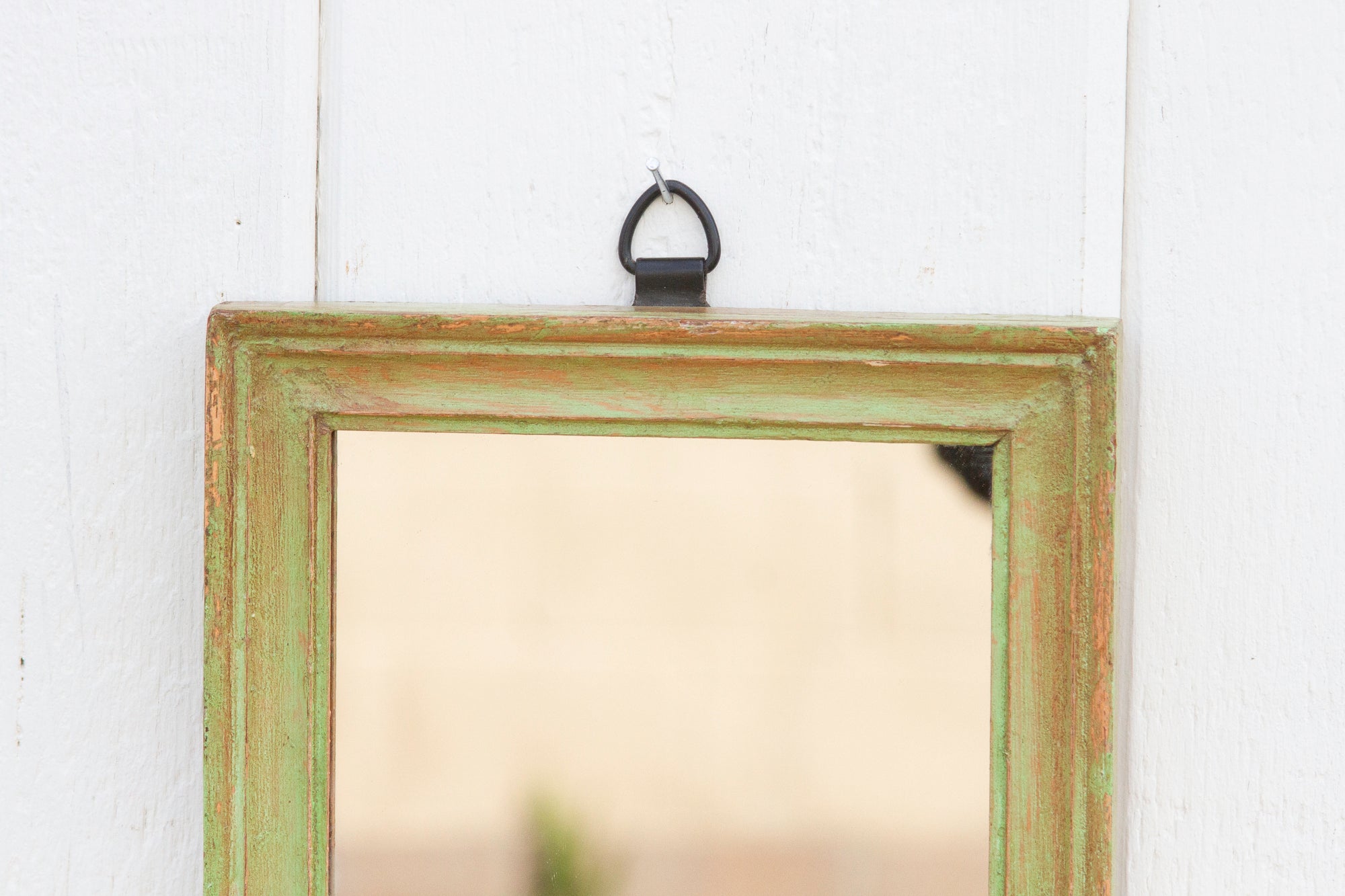 DE-COR | Globally Inspired, Olive Colonial Accent Mirror