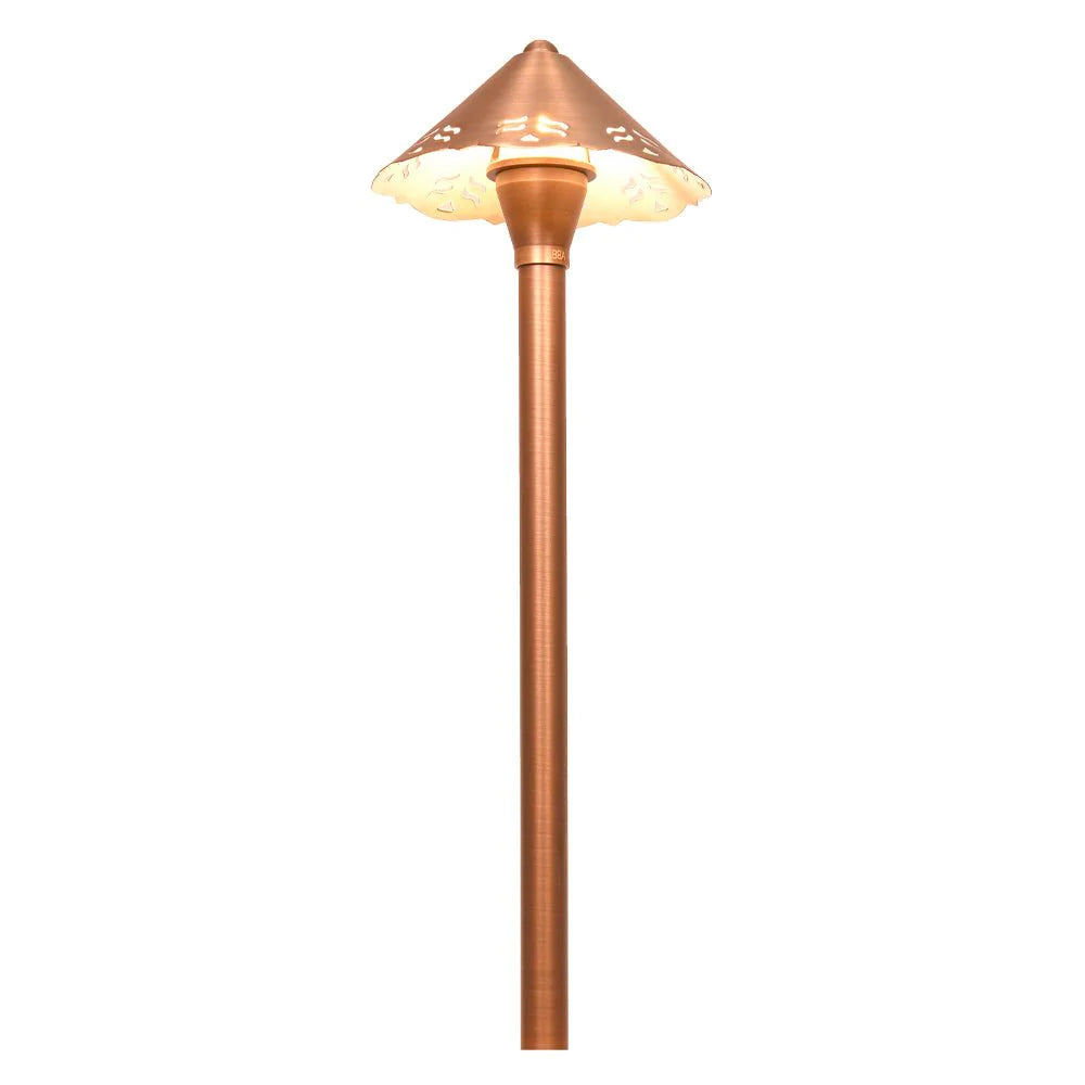 ABBA Lighting USA, PLB12 Brass LED Low Voltage Pathway Outdoor Lighting Landscape Fixture