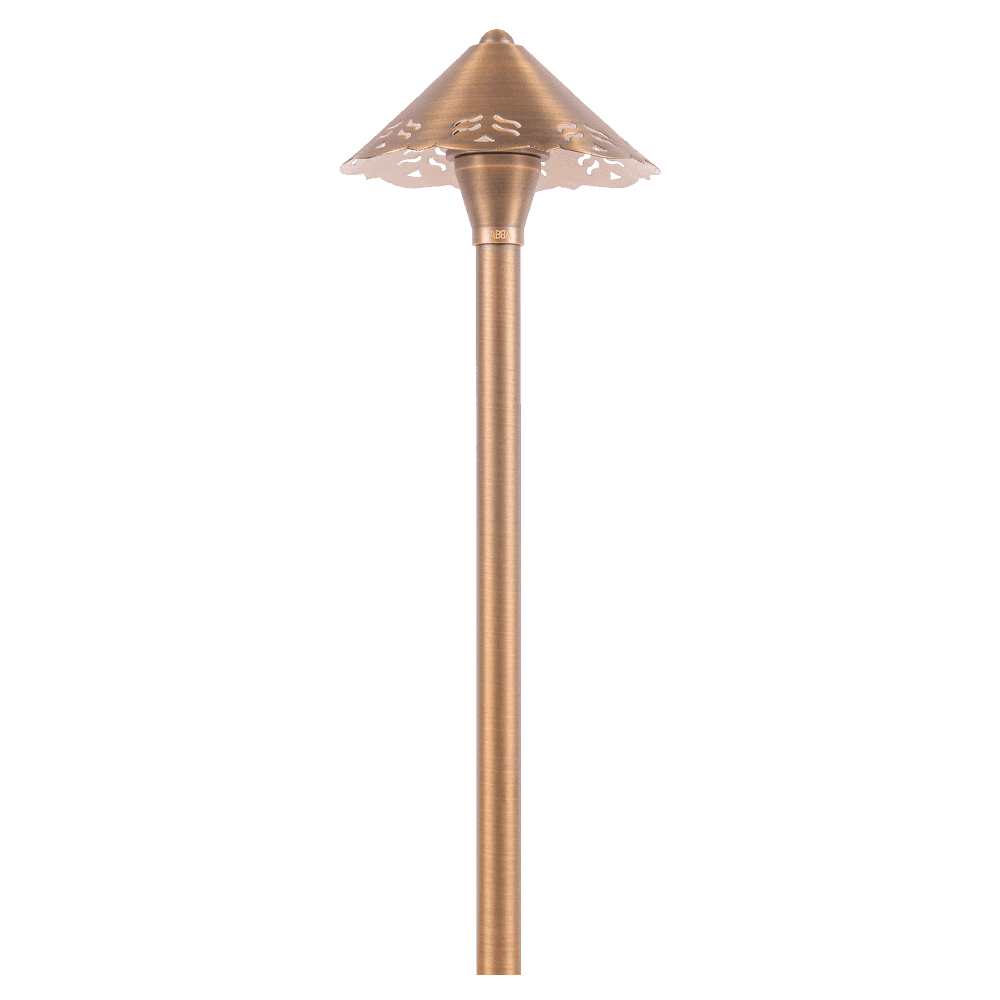 ABBA Lighting USA, PLB12 Brass LED Low Voltage Pathway Outdoor Lighting Landscape Fixture