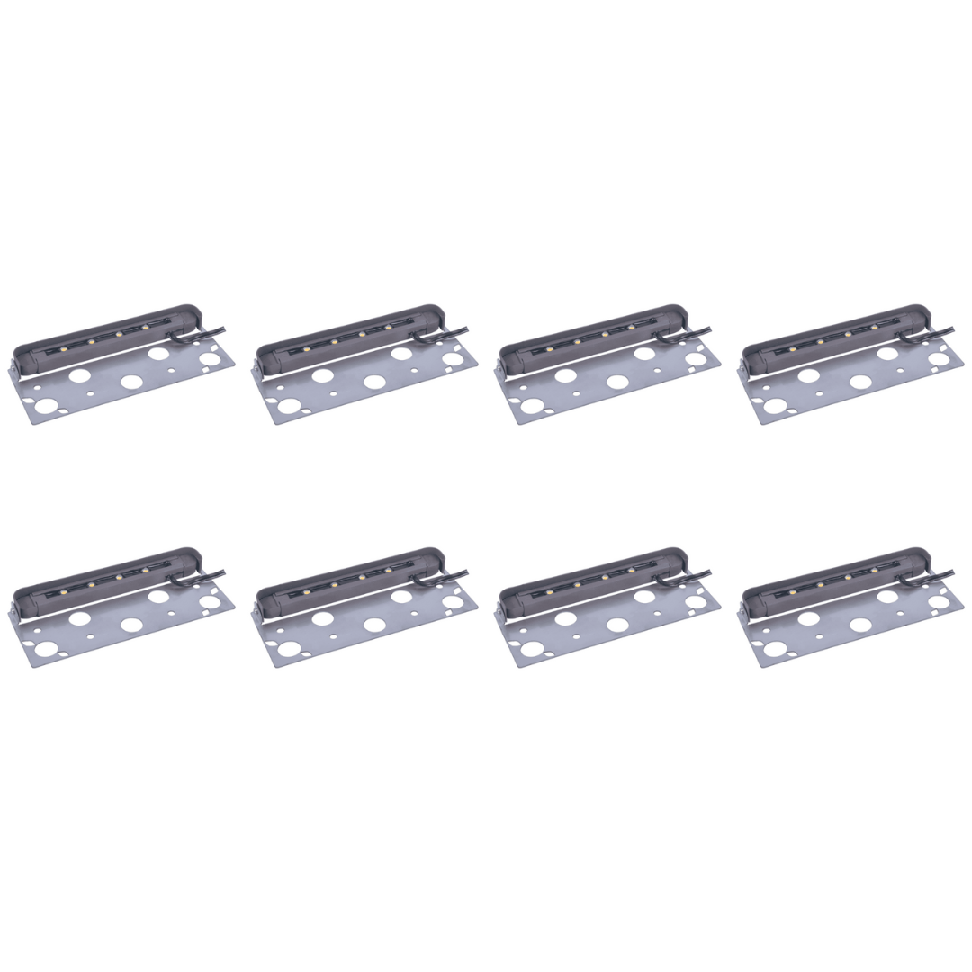 ABBA Lighting USA, STB05 4x/8x/12x Package 1.5W Low Voltage Hardscape Paver Light Retaining Wall LED Step Lighting 3000K