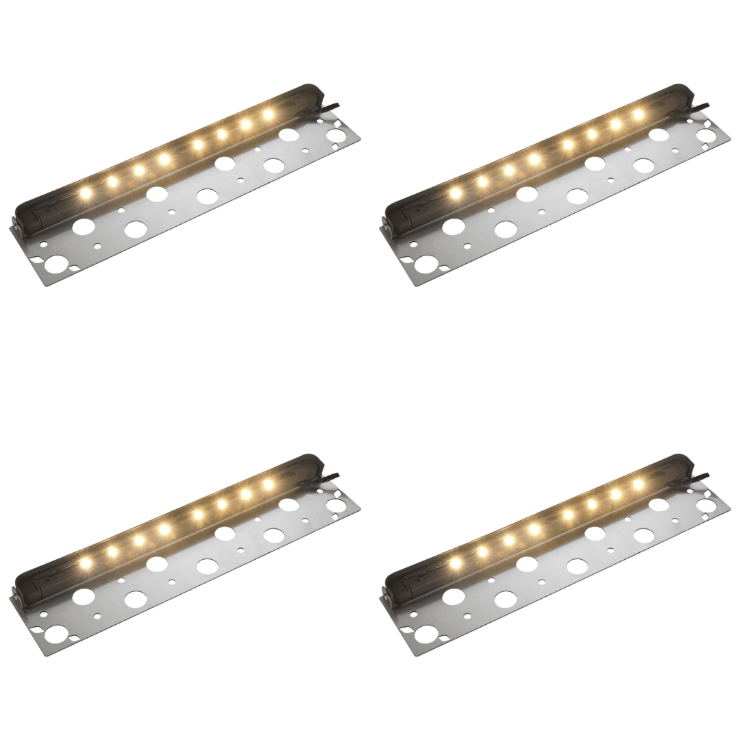 ABBA Lighting USA, STB06 4x/8x/12x Package 3W Low Voltage Retaining Wall Step Lights LED Hardscape Paver Lighting 3000K