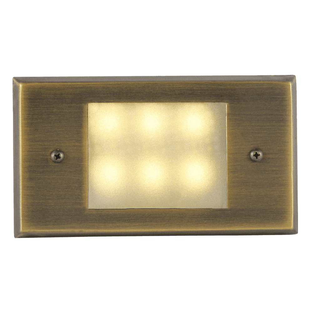 ABBA Lighting USA, STB11 1.5W LED Indoor Outdoor Horizontal Step Light Low Voltage Lighting