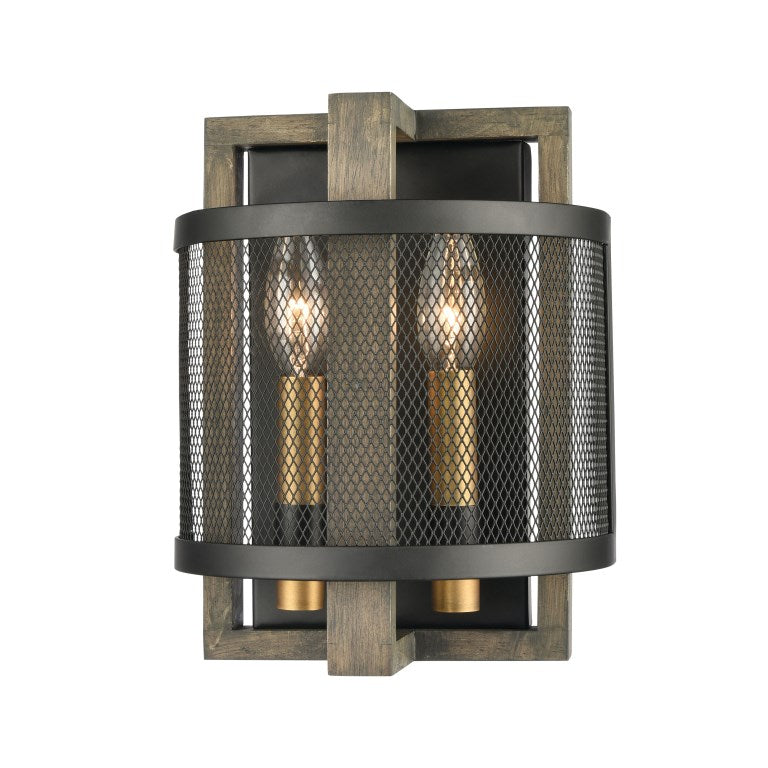 Elk Home, Woodbridge 10'' High 2-Light Sconce